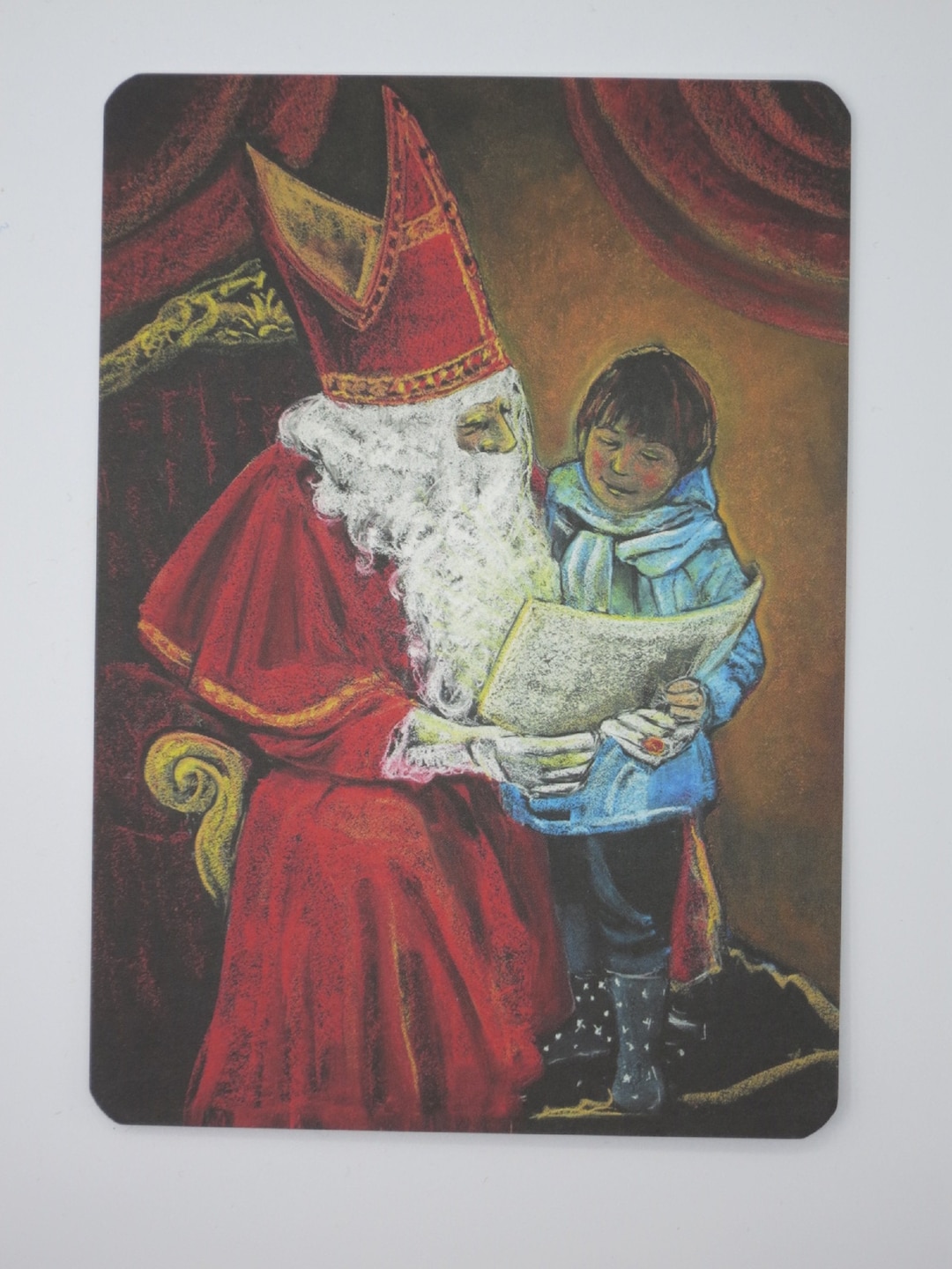 St. Nicholas' Eve Postcard Seasonal Table Waldorf Etsy