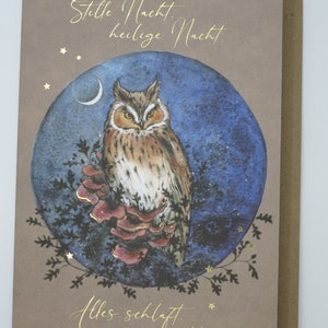 Silent Night, Holy Night - Biglietto natalizio con busta - biglietto doppio - Art. WK57