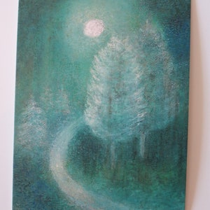 Winterwald - Postkarte für den Jahreszeitentisch -  Winter - Schnee - Waldorf- Winter- Art. Nr. WIPK73