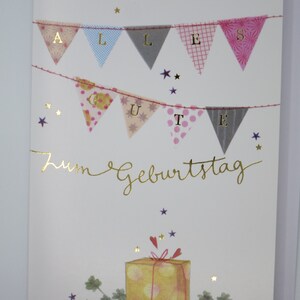 Gefeliciteerd - verjaardagskaart - kaart met envelop - dubbele kaart - art.nr. GRPK65
