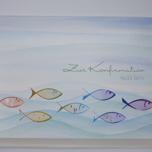 Zur Konfirmation Alles Gute - Grußkarte - Karte mit Umschlag - Doppelkarte - Konfirmation- Art.Nr. GRPK69