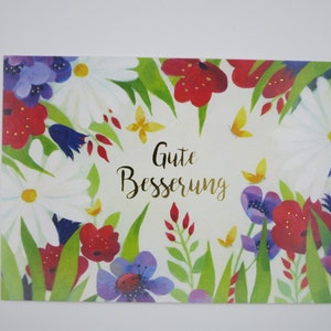 Gute Besserung - Genesungskarte - Postkarte- Art.Nr. GRPK54