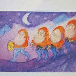 Moonwalk - Tavola stagionale - Cartolina - Waldorf - Articolo n. WIPK353