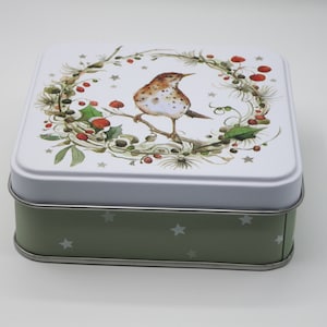 Ghirlanda natalizia con uccellino - confezione regalo - Regalo di Natale - Art. GP03