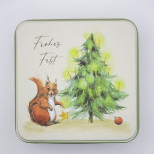 Eichhörnchen - Geschenkdose - Weihnachtsgeschenk - Weihnachten - Verpackung - Art. GP23