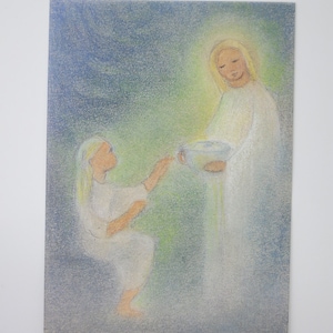 Der süsse Brei - Jahreszeitentisch - Postkarte - Waldorf -Märchen- Art. Nr. MÄRPK65