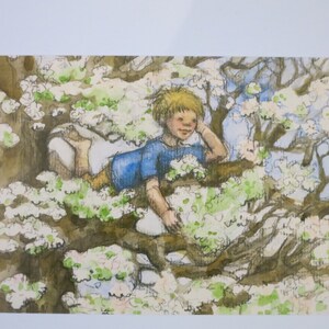 Mai - carte postale pour la table saisonnière - printemps - Waldorf - numéro d'article FRPK191