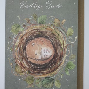 Auguri teneri - Biglietto di Natale con busta - Biglietto doppio - Art. WK45