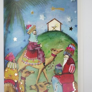 I Re Magi - Biglietto natalizio con busta - biglietto doppio - Art. WK56