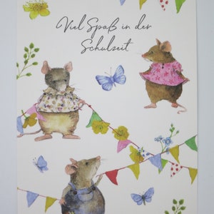 Divirta-se na escola - volta às aulas - cartão postal - matrícula escolar - presente - escola - primeiro dia de aula - Art.No. GRPK108