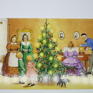 Le Noël de Peters et Lotta - carte postale - table saisonnière - Waldorf - Avent - Sapin de Noël - Contes de fées - Hiver - Numéro d'article WIPK385