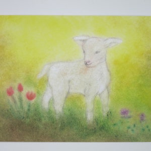 Agnello - Tavola stagionale - Cartolina - Agnello Waldorf Pasqua Primavera Articolo n. FRPK104