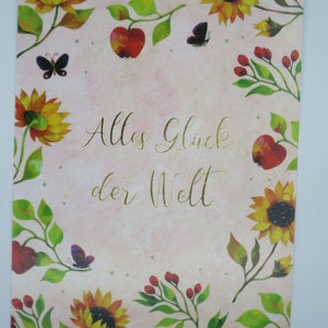 Tutta la felicità del mondo – biglietto d'auguri – cartolina – articolo n. GRPK114