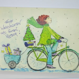Prettige Kerstdagen en een Gelukkig Nieuwjaar - Kerstkaart met envelop - dubbele kaart - Art