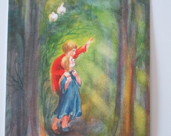 Hansel and Gretel - Seasonal Table - Postcard - Waldorf