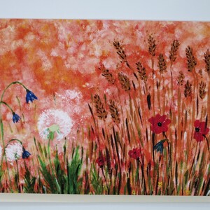 Der Frühling ist da - Geburtstagskarte- Karte mit Umschlag - Doppelkarte - Art.Nr.BLPK2