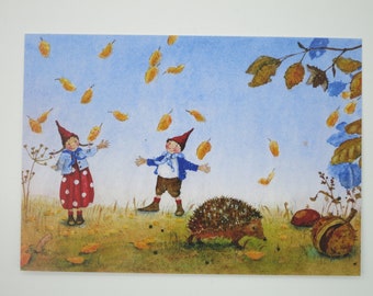 Pippa und Pelle im Herbst - Postkarte - Jahreszeitentisch - Waldorf