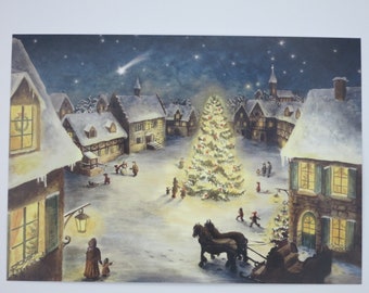 Christmas in the Village - Postcard - Seasonal Table - Waldorf