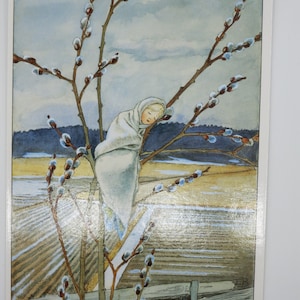 Schlaf du kleines Weidekind - Postkarte - Jahreszeitentisch - Waldorf- Art. Nr. WIPK118
