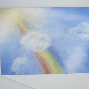 Sternenkind - Klappkarte mit Umschlag - Baby - Jahreszeitentisch -  Waldorf- Art.Nr FRPK100
