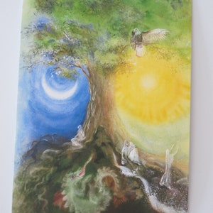 World Ash Yggdrasil - Tavola stagionale - Cartolina - Waldorf - Fiaba - Articolo n. MÄRPK27