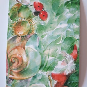Coquille d'escargot - carte postale - table saisonnière - Waldorf- article n°HEPK113