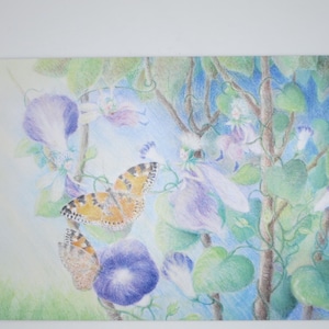 Blossom Time - Cartão postal para a mesa sazonal - Waldorf - Elfos - Flores - Item No. FRPK274