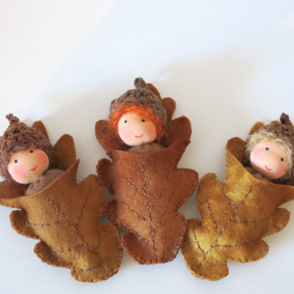 Autum Leaf   - Flower Child - Waldorf  - Nature Table