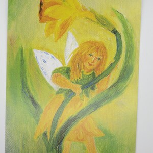 Osterglockenelfen - Jahreszeitentisch -  Waldorf - Postkarte- Art.Nr FRPK174