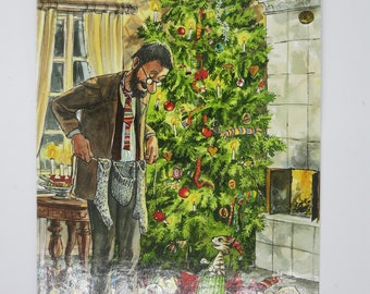 Pettersson's Christmas II - Table saisonnière - Carte postale - Waldorf