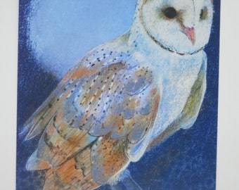 Owl - postcard - seasonal table - Waldorf