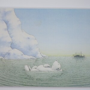 Der kleine Eisbär - Jahreszeitentisch - Postkarte - Waldorf- Art. Nr. WIPK124