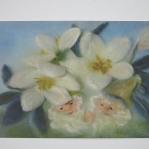 Christrose - Jahreszeitentisch - Postkarte - Waldorf- Art. Nr. WIPK298