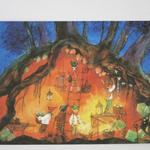 Schätze der Erde - Postkarte für den Jahreszeitentisch - Herbst - Zwerge - Waldorf- Art. Nr.HEPK32