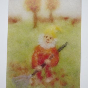 Autumn Dwarf Postcard - Seasonal Table - Waldorf - Art. No. HEPK185