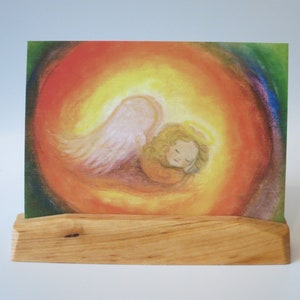 Kartenständer natur - Waldorf - Jahreszeitentisch - Postkarte -Holz - Art. KH3