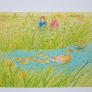 Lagoa dos Patos - Cartão Postal - Mesa Sazonal - Conto de Fadas - Waldorf - Art.