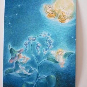 Elfenmond - cartolina per la tavola stagionale - Estate Waldorf - elfo - fata - Art. SOPK255