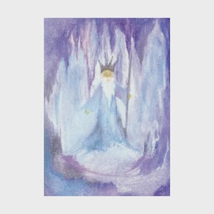 König Winter - Jahreszeitentisch - Postkarte - Waldorf- Art. Nr. WIPK109