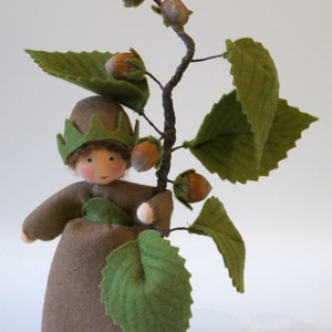 Hazelnut - Flower Child - Waldorf Inspired - Nature Table