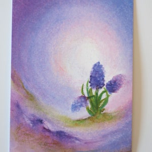 Die Hyazinthe  - Postkarte - Jahreszeitentisch - Waldorf - Frühling - Blumen- Art.Nr.BLPK31