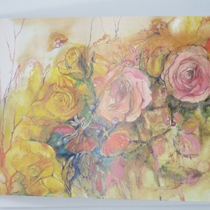 Rosenelfen - Geburtstagskarte- Karte mit Umschlag - Doppelkarte - Art.Nr.BLPK3