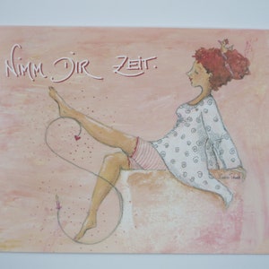 Nimm Dir Zeit - Glückwunschkarte - Postkarte - Art.Nr. GRPK6