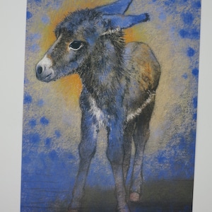 Eselchen - Postkarte für den Jahreszeitentisch - Esel - Waldorf- Art. Nr.HEPK227
