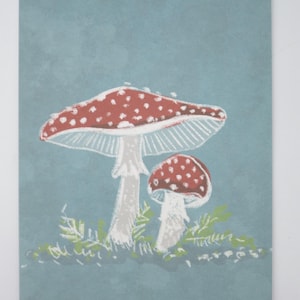 Glückspilz - Postkarte groß - Fliegenpilz - Herbst - Waldorf - Neujahrsgrüße- Art. Nr.HEPK81