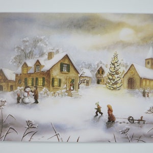 Il giorno di Natale - Tavola stagionale - Cartolina - Waldorf - Articolo n. WIPK372