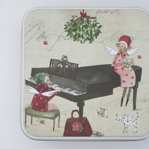 Engel am Klavier - Geschenkdose - Geburtstagsgeschenk - Art. GP05