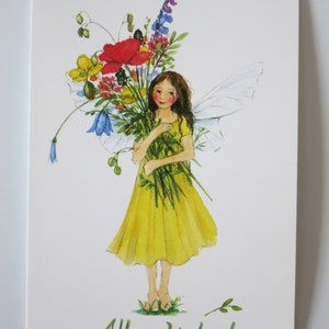 Alles Liebe - Postkarte - Jahreszeitentisch - Waldorf - Geburtstag - Jubiläum - Glückwunsch - Blumenstrauß - Art. SOPK145