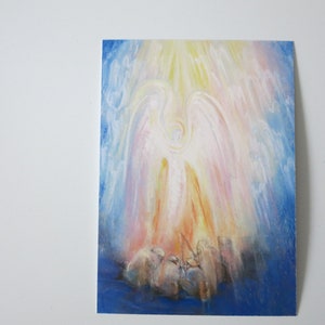 Postkarte - Jahreszeitentisch - Friedensengel - Weihnachten - Advent - Waldorf- Art. Nr. WIPK134