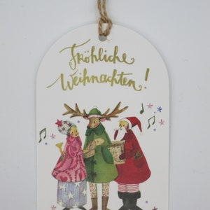 Geschenkanhänger Fröhliche Weihnachten -Geschenke- Geburtstag - Art. GP38